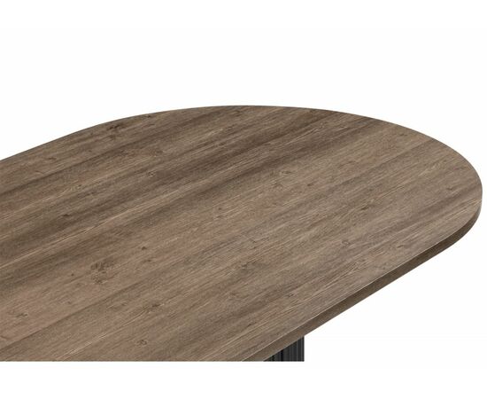 Стол деревянный Барон О 160 х 90 дуб кантри / черный, изображение 5 | Интернет магазин мебели и декора LifeDekor