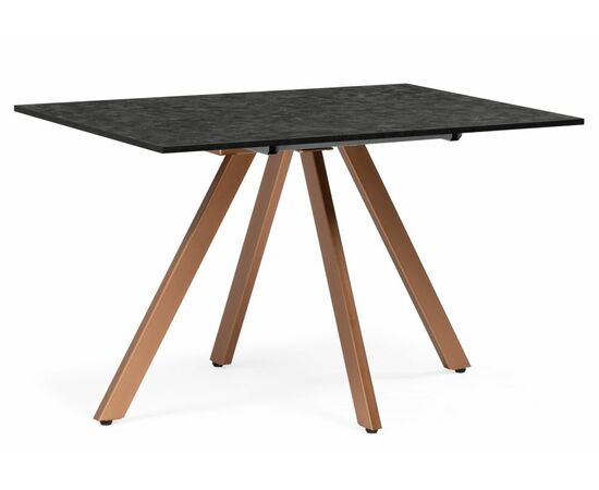 Стол деревянный Keon 116(155,5)x77 раздвижной, малави / медь | Интернет магазин мебели и декора LifeDekor