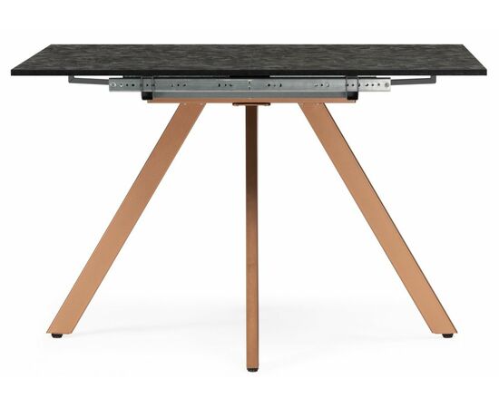 Стол деревянный Keon 116(155,5)x77 раздвижной, малави / медь, изображение 2 | Интернет магазин мебели и декора LifeDekor