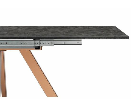 Стол деревянный Keon 116(155,5)x77 раздвижной, малави / медь, изображение 5 | Интернет магазин мебели и декора LifeDekor