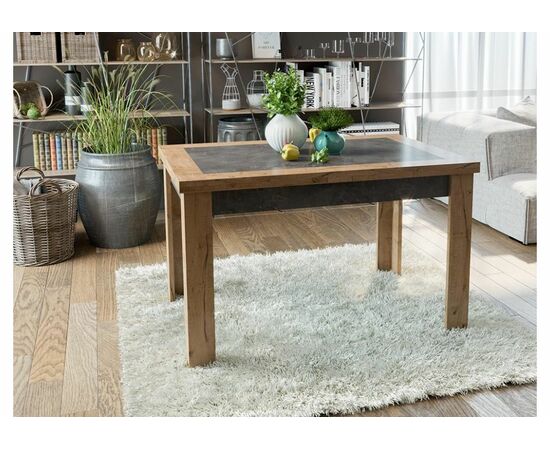 Стол деревянный Хьюстон тип 4 дуб вотан / моод темный, изображение 4 | Интернет магазин мебели и декора LifeDekor