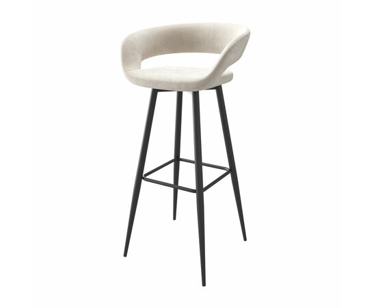 Стул барный Барни Р 900, Черный/CREAM LUX b03 | Интернет магазин мебели и декора LifeDekor