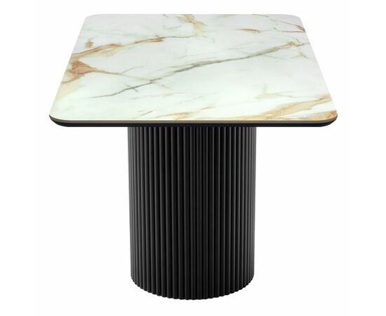 Стол Festa 140x85x77см, керамогранит Calacatte gold, изображение 3 | Интернет магазин мебели и декора LifeDekor