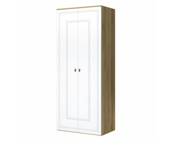 Шкаф Вега Сапфир 2дв, белый глянец | Интернет магазин мебели и декора LifeDekor