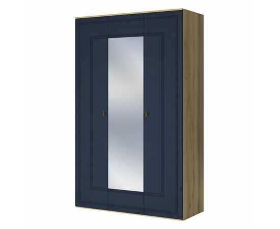 Шкаф Вега Сапфир 3дв, темно-синий | Интернет магазин мебели и декора LifeDekor