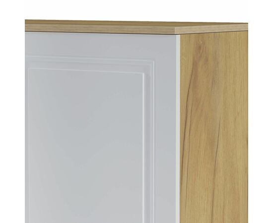 Шкаф Вега Сапфир 2дв, белый глянец, изображение 7 | Интернет магазин мебели и декора LifeDekor