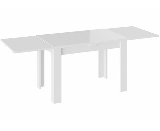 Стол стеклянный Норман тип 1 белый / стекло белый глянец, изображение 3 | Интернет магазин мебели и декора LifeDekor