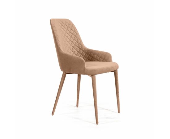 Стул Douglas ромб, бархат бежевый 5, изображение 8 | Интернет магазин мебели и декора LifeDekor