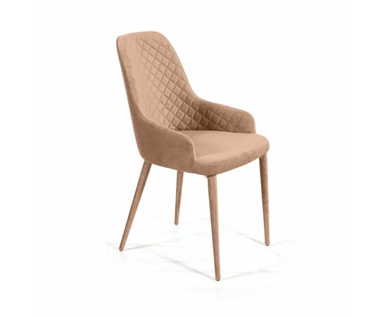 Стул Douglas ромб, бархат бежевый 5, изображение 4 | Интернет магазин мебели и декора LifeDekor