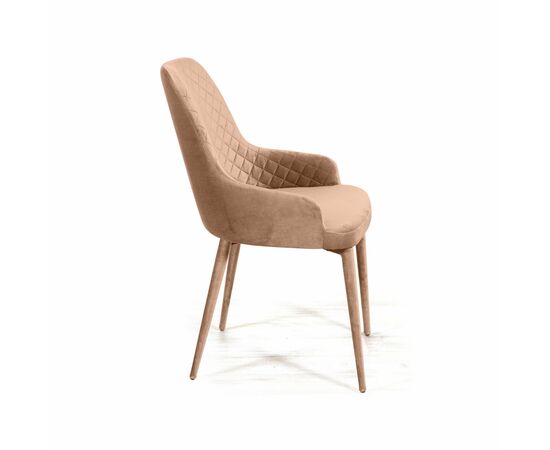 Стул Douglas ромб, бархат бежевый 5, изображение 9 | Интернет магазин мебели и декора LifeDekor