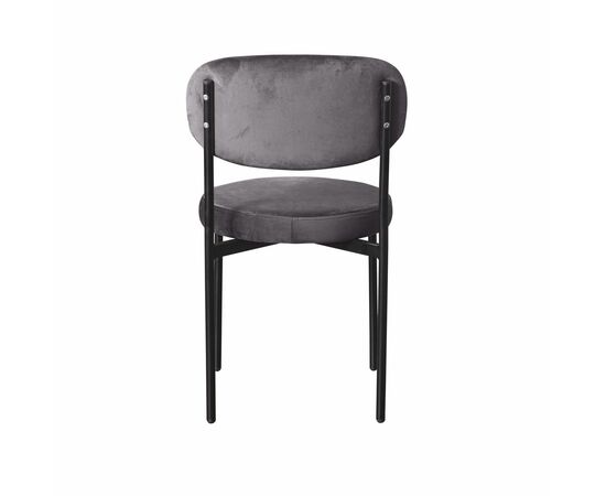 Стул Mason, бархат серый 27, изображение 5 | Интернет магазин мебели и декора LifeDekor