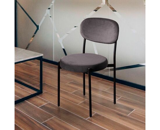 Стул Mason, бархат серый 27, изображение 9 | Интернет магазин мебели и декора LifeDekor