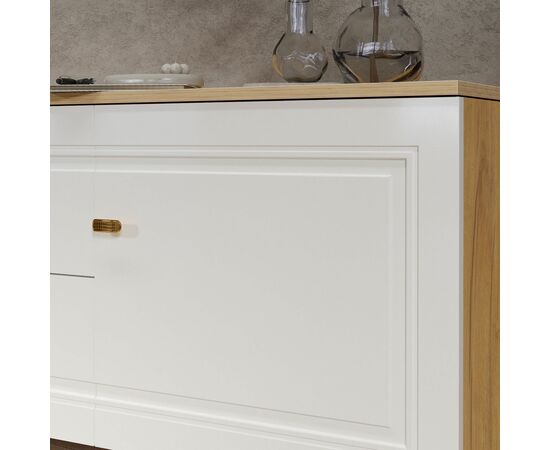 Тумба Вега Сапфир ТВ 1500, белый глянец, изображение 8 | Интернет магазин мебели и декора LifeDekor