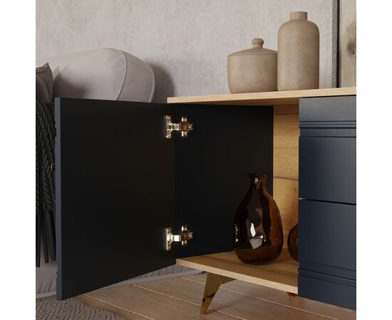 Тумба Вега Сапфир ТВ 1500, темно-синий, изображение 6 | Интернет магазин мебели и декора LifeDekor