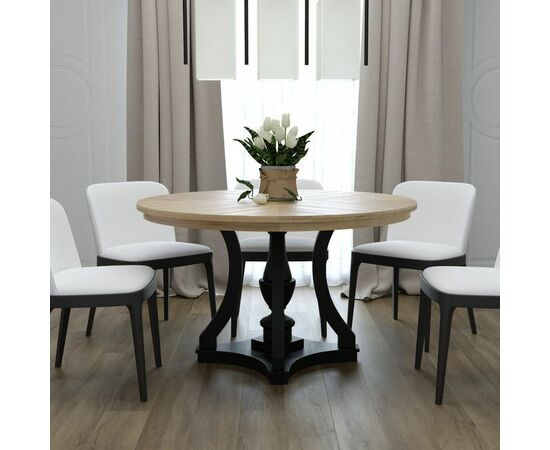 Стол Aspen 130, круглый, шпон, изображение 2 | Интернет магазин мебели и декора LifeDekor