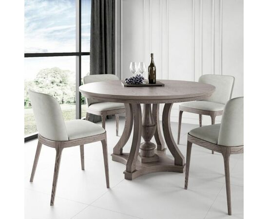 Стол Aspen 130, круглый, шпон, изображение 3 | Интернет магазин мебели и декора LifeDekor