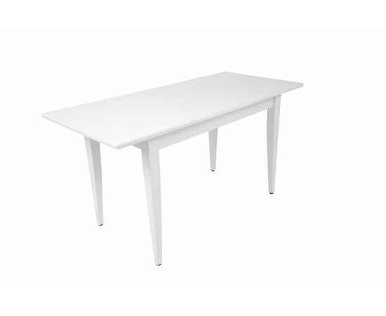 Стол Квадро (1200*700+300/цвет столешницы Белый/цвет ножек Белый), изображение 3 | Интернет магазин мебели и декора LifeDekor
