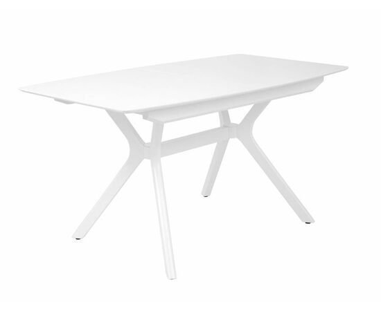 Стол Пекин (1400*820+400/цвет столешницы Белый/цвет ножек Белый) | Интернет магазин мебели и декора LifeDekor