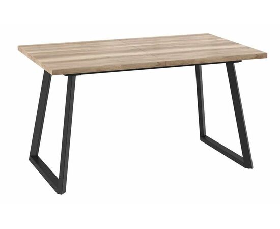 Стол раздвижной Napoli (Loft) -140 (140/185х85, Дуб каньон/Чёрный) | Интернет магазин мебели и декора LifeDekor