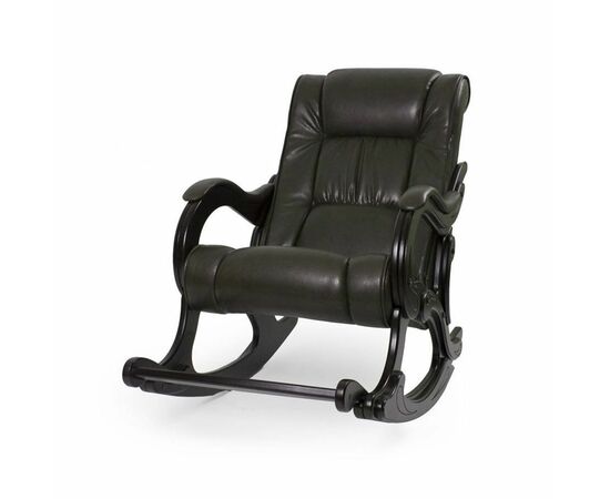 Кресло-качалка Сенатор 77 (Венге / Vegas Lite Black) | Интернет магазин мебели и декора LifeDekor