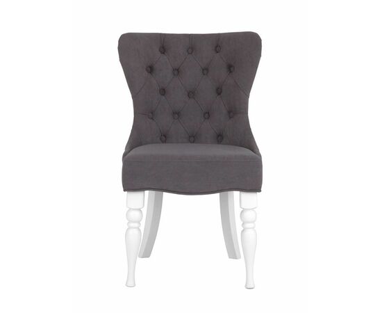 Кресло Вальс (эмаль белая / G21 - серый) | Интернет магазин мебели и декора LifeDekor