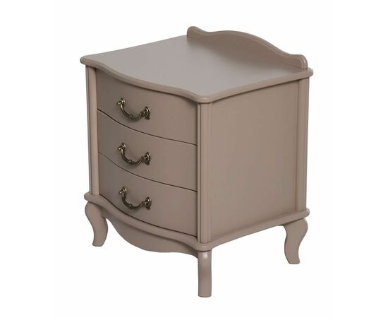 Тумбочка прикроватная "Джульетта" 3 ящ. (Мокко) Вис, изображение 4 | Интернет магазин мебели и декора LifeDekor