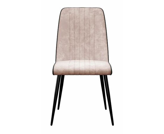 Стул DikLine 325 B03 BEIGE, ножки черные, изображение 2 | Интернет магазин мебели и декора LifeDekor