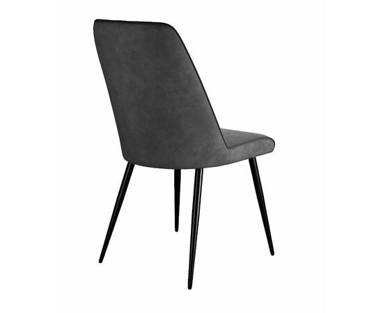 Стул DikLine 325 B28 ANTRACITE, ножки черные, изображение 4 | Интернет магазин мебели и декора LifeDekor