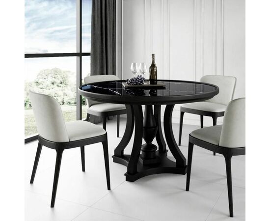 Стол Aspen 130, круглый, керамика глянцевая | Интернет магазин мебели и декора LifeDekor