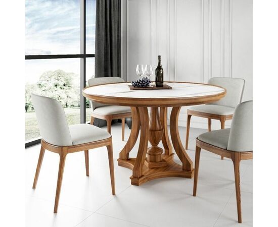 Стол Aspen 130, круглый, керамика матовая | Интернет магазин мебели и декора LifeDekor