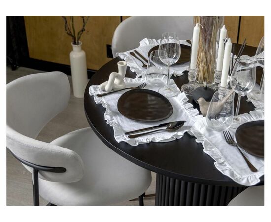 Стол деревянный Барел 90 черный / черный, изображение 7 | Интернет магазин мебели и декора LifeDekor