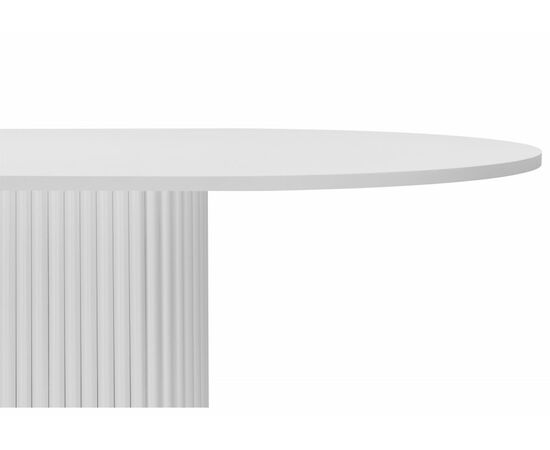 Стол деревянный Барон О 200 х 90 белая пленка шагрень / белый, изображение 5 | Интернет магазин мебели и декора LifeDekor