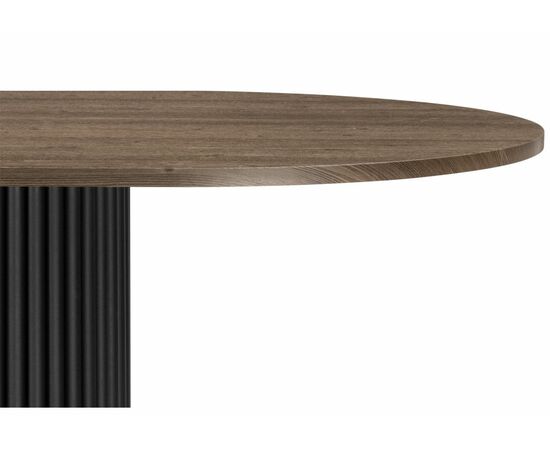 Стол деревянный Барон О 200 х 90 дуб кантри пленка / черный, изображение 4 | Интернет магазин мебели и декора LifeDekor