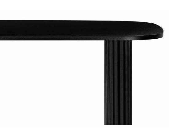 Стол деревянный Бавария B 160 х 90 черная пленка шагрень / черный, изображение 4 | Интернет магазин мебели и декора LifeDekor