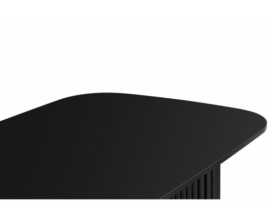 Стол деревянный Бавария B 160 х 90 черная пленка шагрень / черный, изображение 5 | Интернет магазин мебели и декора LifeDekor