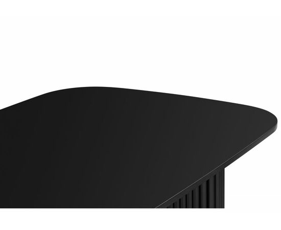 Стол деревянный Бавария B 200 х 90 черная пленка шагрень / черный, изображение 5 | Интернет магазин мебели и декора LifeDekor