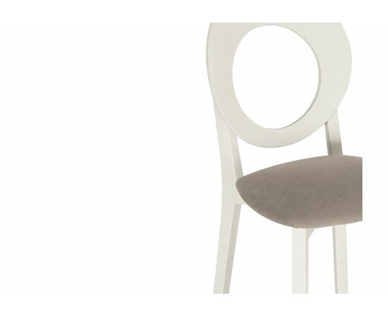 Стул деревянный Марти ткань MR 27 / слоновая кость, изображение 6 | Интернет магазин мебели и декора LifeDekor