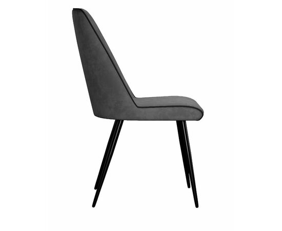 Стул DikLine 325 B28 ANTRACITE, ножки черные, изображение 3 | Интернет магазин мебели и декора LifeDekor