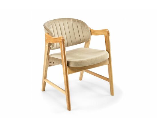 Стул деревянный Никсон ткань В15 / дубовый | Интернет магазин мебели и декора LifeDekor