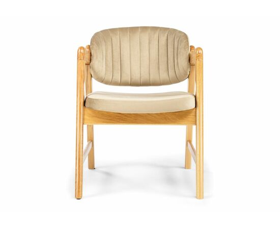 Стул деревянный Никсон ткань В15 / дубовый, изображение 2 | Интернет магазин мебели и декора LifeDekor