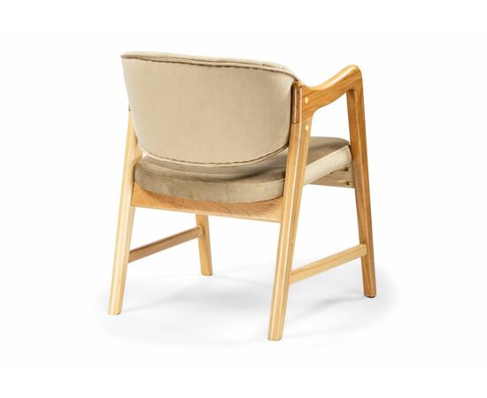 Стул деревянный Никсон ткань В15 / дубовый, изображение 4 | Интернет магазин мебели и декора LifeDekor