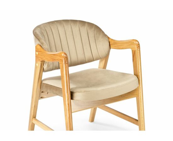 Стул деревянный Никсон ткань В15 / дубовый, изображение 5 | Интернет магазин мебели и декора LifeDekor