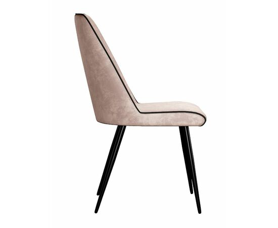 Стул DikLine 325 B03 BEIGE, ножки черные, изображение 3 | Интернет магазин мебели и декора LifeDekor
