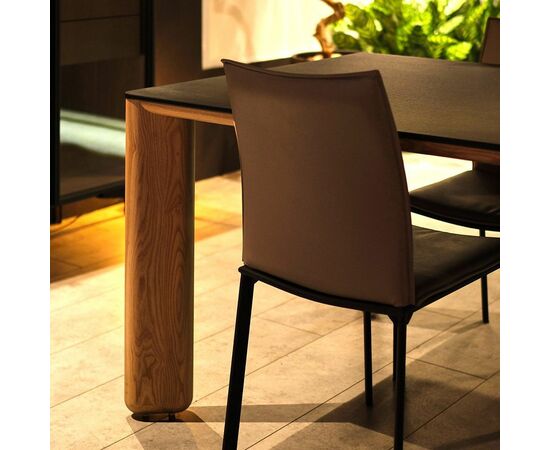 Стол обеденный Pluto (200) массив бук + пластик, изображение 2 | Интернет магазин мебели и декора LifeDekor