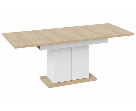 Стол деревянный Детройт Тип 1 белый / дуб крафт золотой, изображение 4 | Интернет магазин мебели и декора LifeDekor