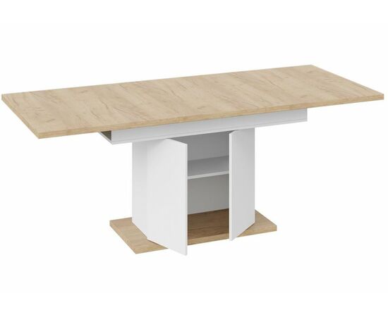 Стол деревянный Детройт Тип 1 белый / дуб крафт золотой, изображение 5 | Интернет магазин мебели и декора LifeDekor