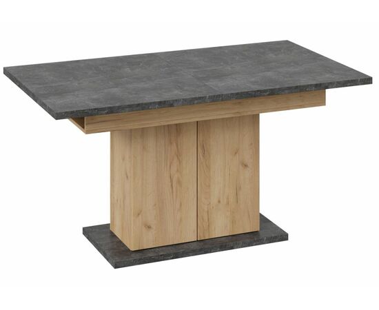 Стол деревянный Детройт Тип 1 дуб крафт золотой / ателье темное | Интернет магазин мебели и декора LifeDekor