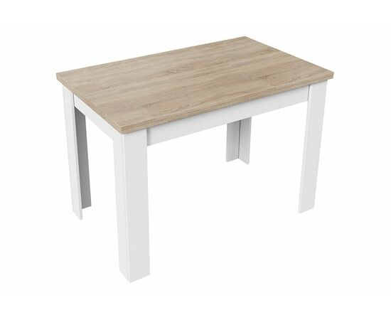 Стол деревянный Промо Тип 4 белый / дуб сонома светлый | Интернет магазин мебели и декора LifeDekor