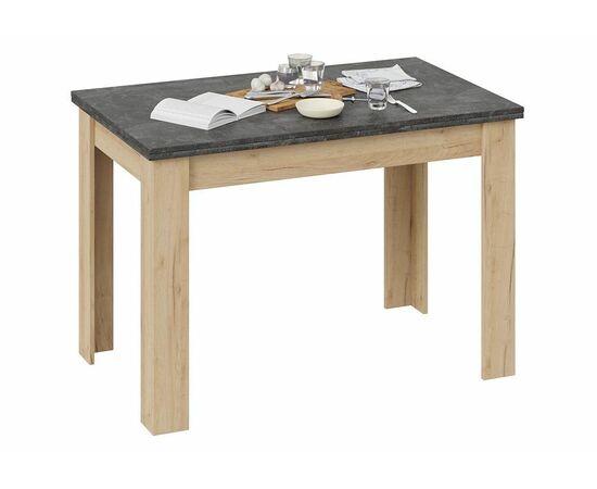 Стол деревянный Промо Тип 4 дуб крафт золотой / ателье темное, изображение 4 | Интернет магазин мебели и декора LifeDekor