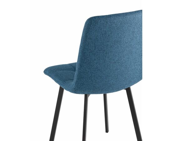 Стул Chilly рогожка темно-синий, изображение 11 | Интернет магазин мебели и декора LifeDekor